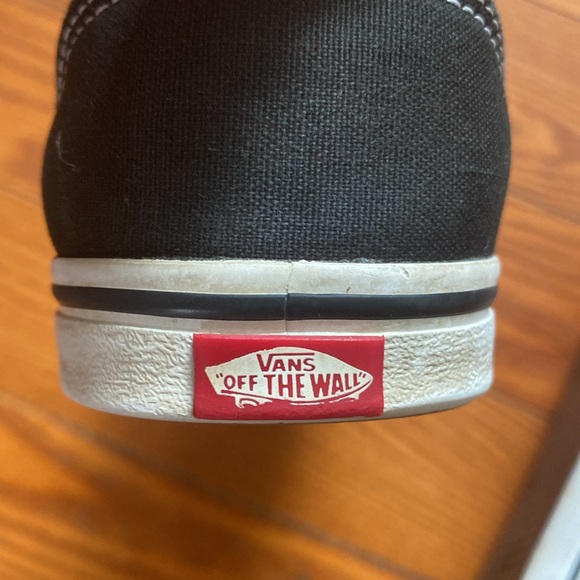 👟Vans “Off the wall” black sneakers/running shoes size 8 black/white womens. - Picture 5 of 13